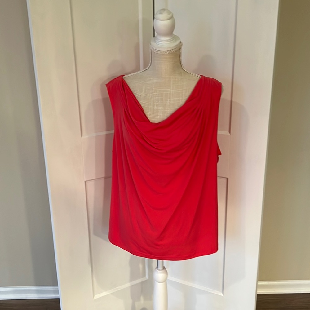 Calvin Klein Coral Suit Blouse
